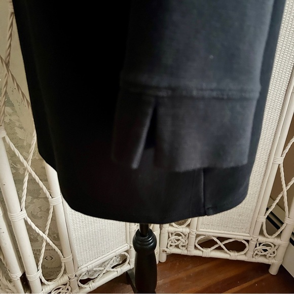 Talbots Top Black Ottoman Knit Funnel Neck Three Quarter Sleeve size 2X Petite - Picture 5 of 16